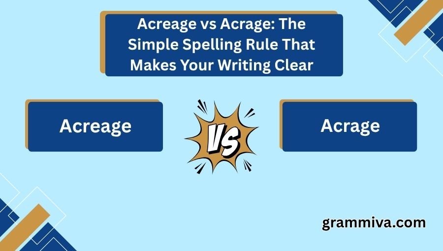 Acreage vs Acrage