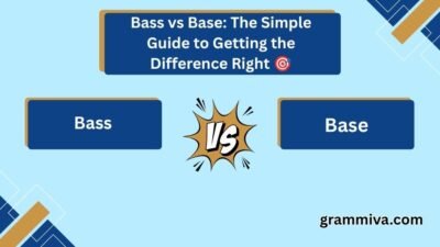 Bass vs Base