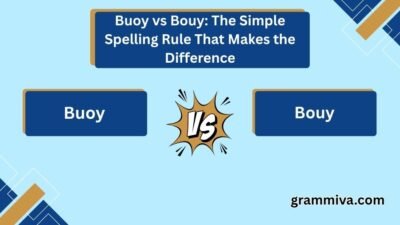 Buoy vs Bouy