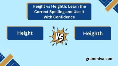Height vs Heighth