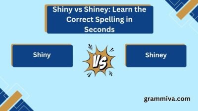 Shiny vs Shiney