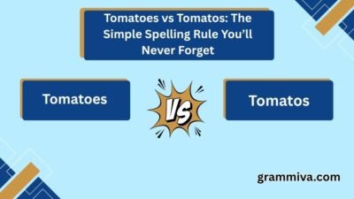 Tomatoes vs Tomatos
