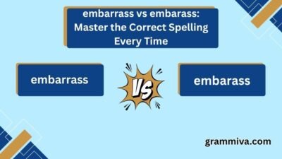 embarrass vs embarass