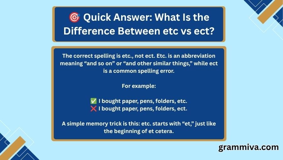 etc vs ect