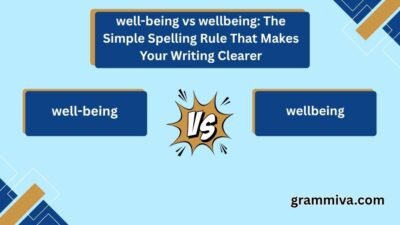 well-being vs wellbeing