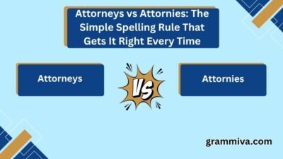 Attorneys vs Attornies