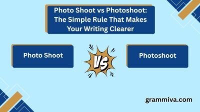 Photo Shoot vs Photoshoot