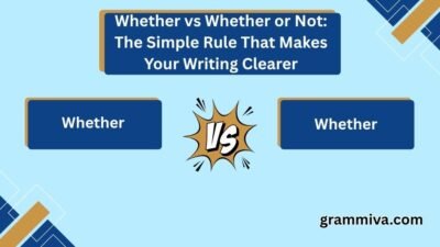 Whether vs Whether or Not